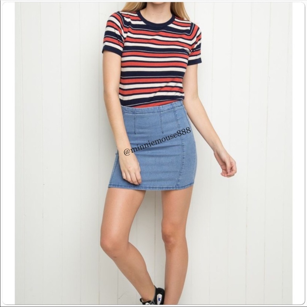 BM Blue Denim Skirt NWOT